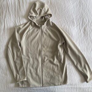 Lululemon Cream Fleece Zip Hoodie (sz L)